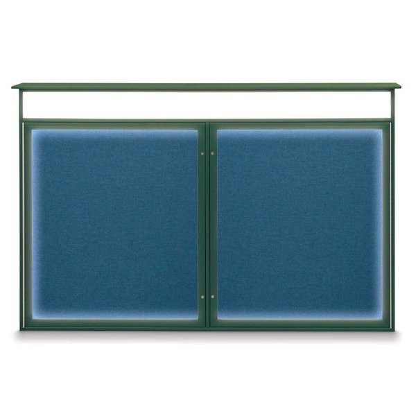 Open Faced Traditional Rounded Corkboard, UNITED VISUAL PRODUCTS, Mfr# UV647ARC-WHITE-BUFF